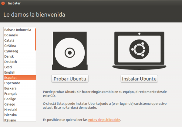 Instalador de Ubuntu 14.04
