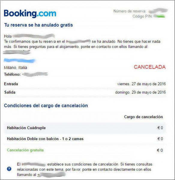 BookingCancela